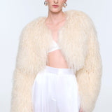 Ducie - Becca Cropped Shearling Jacket