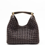 Elleme - Boomerang Woven Leather Dark Brown