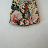 Dolce & Gabbana Multicolour Floral Metallic High-Waisted Shorts Size IT 40 (UK 8)