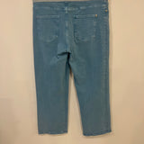 Chanel Light Washed Blue Straight-Leg Jeans with Velcro Waist Detailing Size FR 44 (UK 16)