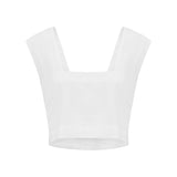 Posse - CALEB CROP TOP - IVORY