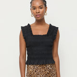 Loeffler Randall - Callie Smocked Sleeveless Top