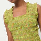 Loeffler Randall - Callie Smocked Sleeveless Top