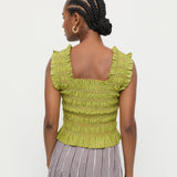 Loeffler Randall - Callie Smocked Sleeveless Top