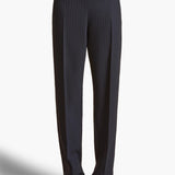 Khaite - Cambie Pant in Navy and White Stripe