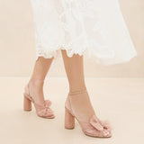 Roeffler Randall - Camellia Beauty Pleated Bow Heel