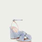 Roeffler Randall - Camellia Blue Pleated Bow Heel