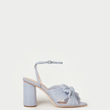 Roeffler Randall - Camellia Blue Pleated Bow Heel