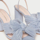 Roeffler Randall - Camellia Blue Pleated Bow Heel