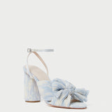 Roeffler Randall - Camellia Blue Floral Bow Heel