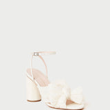 Roeffler Randall - Camellia Pearl Pleated Bow Heel