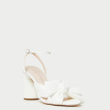 Loeffler Randall - Camellia White Pleated Bow Heel