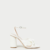 Loeffler Randall - Camellia White Pleated Bow Heel