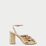 Loeffler Randall - Camellia Gold Pleated Bow Heel