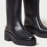 Roeffler Randall - Carlee Black Tall Lug Boot