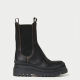 Roeffler Randall - Carlota Black Chunky Lug Boot