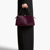 Khaite - Cate Bag in Eggplant Haircalf