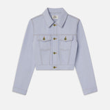 FRAME - The Tailored Denim Jacket -- Celeste