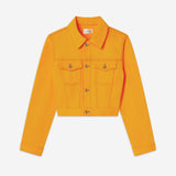 FRAME - The Tailored Denim Jacket -- Marigold