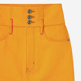 FRAME - The Corset Mini Skirt -- Marigold