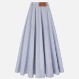 FRAME - The Denim Ball Skirt -- Celeste