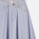 FRAME - The Denim Ball Skirt -- Celeste