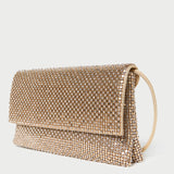 Roeffler Randall - Charlee Gold Diamanté Shoulder Bag