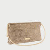 Roeffler Randall - Charlee Gold Diamanté Shoulder Bag