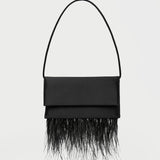 Loeffler Randall - Charlee Black Satin Shoulder Bag