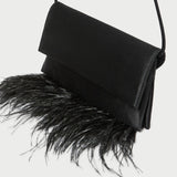 Loeffler Randall - Charlee Black Satin Shoulder Bag