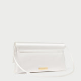 Loeffler Randall - Charlee Cream Satin Shoulder Bag