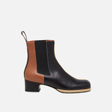 MANU ATELIER - Chelsea Boots Black & Cream & Cognac Soft