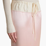 Khaite - Chet Skirt in Soft Pink