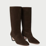 Roeffler Randall - Cleo Brown Suede Mid-Calf Boot