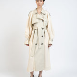 Elleme - Double Breasted Trench Coat/Beige