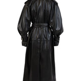 Elleme - Leather Trench Coat Black