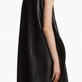 Khaite - Coli Dress in Black Leather