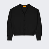 Guest In Residence - Collegiate Cardigan In Cashmere - Black