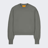 Guest In Residence - Collegiate Crew In Cashmere - Heather Grey