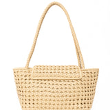 Elleme - Courrier Tote Woven Leather Butter