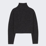 Guest In Residence - Cropped Turtleneck - Charcoal