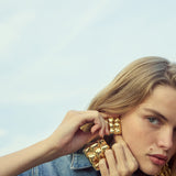 Cult Gaia - DARCY EARRING - SHINY BRASS