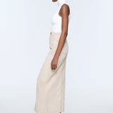 DUCIE - Chicago Suede Maxi Skirt