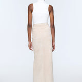 DUCIE - Chicago Suede Maxi Skirt