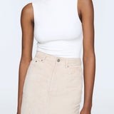 DUCIE - Chicago Suede Maxi Skirt