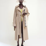 Maria McManus - Cape Trench Coat in Sand