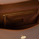 Elleme - Courrier Tote Leather Cognac