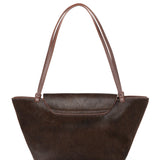 Elleme - Courrier Tote Calf Leather Dark Brown