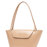 Elleme - Courrier Tote Patent Leather Beige