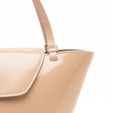 Elleme - Courrier Tote Patent Leather Beige